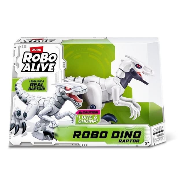 Robo Alive – דינו ראפטור אינטראקטיבי | צעצוע דינוזואר ריאליסטי מבית ZURU - ToySale חנות הצעצועים הזולה במדינה