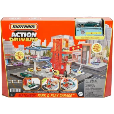 מאטצ' בוקס חניון עם מעלית - MATTEL - ToySale חנות הצעצועים הזולה במדינה