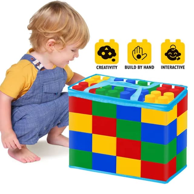 בונים ונהנים – בלוקים לפעוטות ולילדים 32 חלקים - ToySale חנות הצעצועים הזולה במדינה