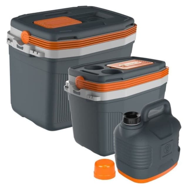 סט קומבו 3 ב-1 Termolar בצבע אפור – שתי צידניות ומיכל מים תרמי - ToySale חנות הצעצועים הזולה במדינה