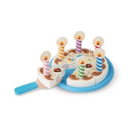 מליסה ודאג - ערכה מעץ מלא לילדים להכנת עוגת יום הולדת - ToySale חנות הצעצועים הזולה במדינה