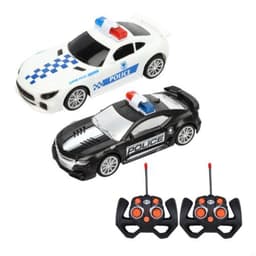 מארז כפול כיף כפול – צמד מכוניות משטרה על שלט MACHINA - ToySale חנות הצעצועים הזולה במדינה