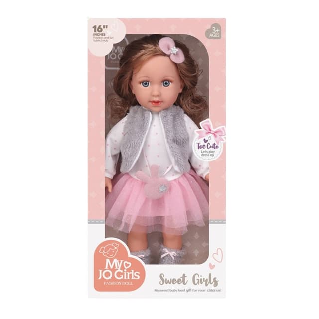 בובת החלומות אמילי הקסומה – מראה אלגנטי, עיניים כחולות ושיער לעיצוב - ToySale חנות הצעצועים הזולה במדינה