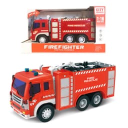 כבאית הצלה אינטראקטיבית – דגם עוצמתי עם סולם נפתח, אורות וצלילי חירום - ToySale חנות הצעצועים הזולה במדינה