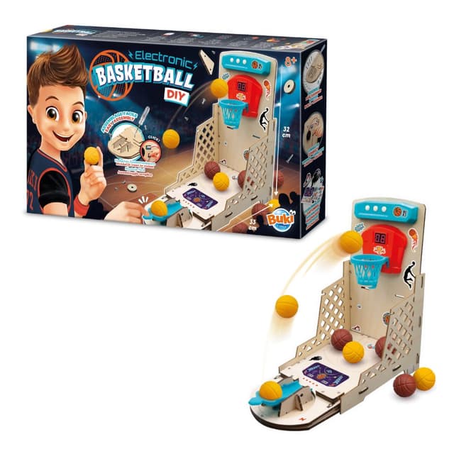 מעבדת אלקטרוניקה: כדורסל אלקטרוני להרכבה עצמית | BUKI France - ToySale חנות הצעצועים הזולה במדינה