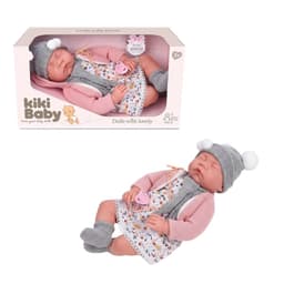 קיקי בייבי: בובת תינוק ריאליסטית עם מוצץ וסט בגדים - ToySale חנות הצעצועים הזולה במדינה