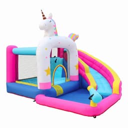 פארק מים מתנפח ממלכת חד הקרן הקסום | Doctor Dolphin 63103 - ToySale חנות הצעצועים הזולה במדינה
