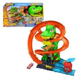 Hot Wheels City: קרב ה-T-Rex בתחנת כיבוי האש – ערכת חילוץ ואקשן - ToySale חנות הצעצועים הזולה במדינה