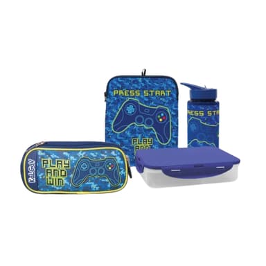 מארז אביזרים לבית הספר דגם PLAY כחול – קל גב Kal Gav - ToySale חנות הצעצועים הזולה במדינה