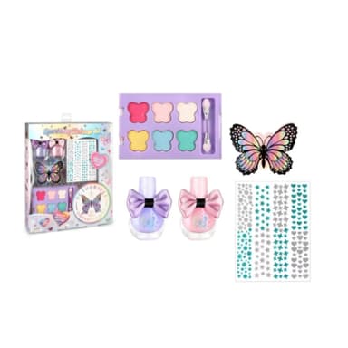 ערכת איפור פרפר Sparkling – מארז יופי מושלם לילדות - ToySale חנות הצעצועים הזולה במדינה