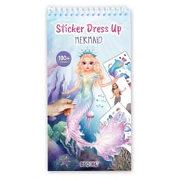 ספר מדבקות עיצוב אופנה לבנות BSCOOL – דגם בתולת ים Mermaid (100+ מדבקות) - ToySale חנות הצעצועים הזולה במדינה