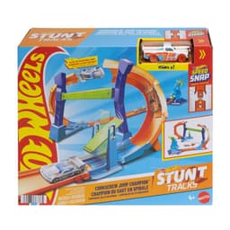 מסלול פעלולים הוט ווילס אליפות קפיצת בורג (Hot Wheels Loop Challenge) + מכונית - ToySale חנות הצעצועים הזולה במדינה