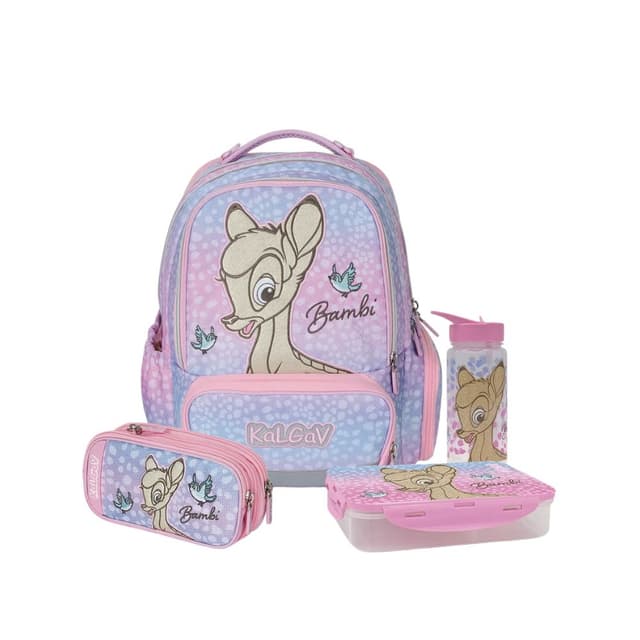 מארז Bambi קל גב X-FIX PACK – סט תיק גב אורתופדי מתרחב לבית הספר עם קלמר ואביזרים - ToySale חנות הצעצועים הזולה במדינה