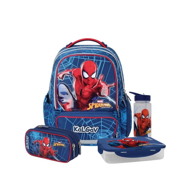 מארז Spiderman קל גב X-FIX – סט תיק גב אורתופדי מתרחב עם קלמר ואביזרים - ToySale חנות הצעצועים הזולה במדינה