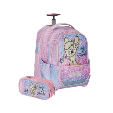 סט Bambi קל גב iTrolley – תיק טרולי אורתופדי 3 ב-1 לבית הספר וקלמר תואם - ToySale חנות הצעצועים הזולה במדינה