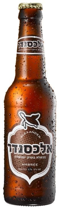 בירה אלכסנדר אמבר 330 מ"ל