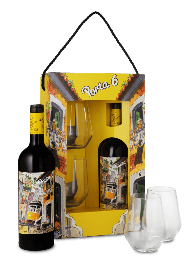 מארז פורטה 6 עם כוסות - כשר