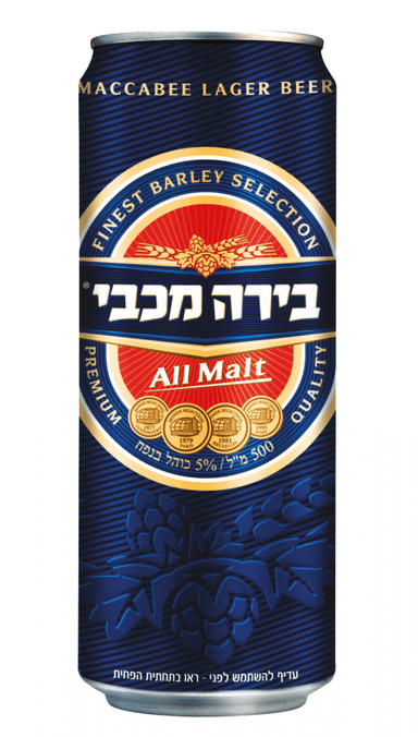 מארז מכבי 24 פחיות