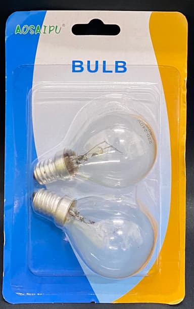 זוג נורות 60W בצורת כדור הברגה דקה אור צהוב קונים רק באטרקציה מהיבואן לצרכן