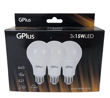 שלישיית נורות לד 15W