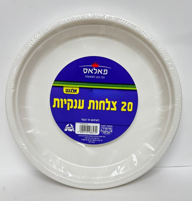 צלחת ענק אלגנט 20 יח`