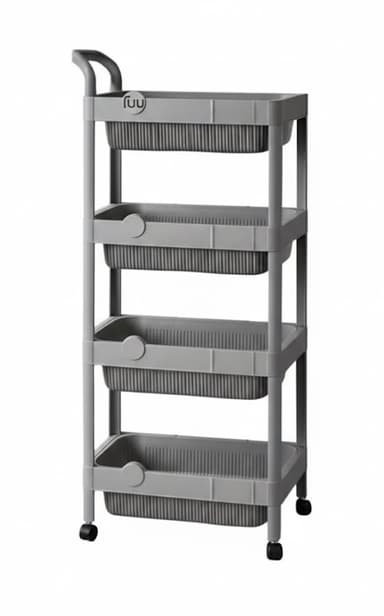 עגלת אחסון 4 קומות 40x29x97 ס"מ – סדר מודרני ונייד קונים רק באטרקציה מהיבואן לצרכן