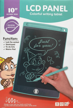 לוח כתיבה וציור מחיק צבעוני 10 אינץ' – יצירה ללא נייר קונים רק באטרקציה מהיבואן לצרכן