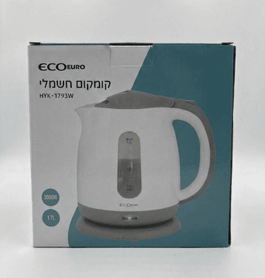 קומקום חשמלי לבן 1.7