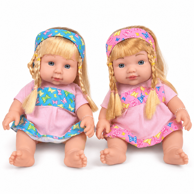 בובה עם שיער וצמות כ-30 ס״מ קונים רק באטרקציה מהיבואן לצרכן