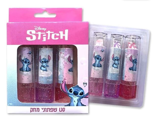 סט שפתוני מחק בעיצוב סטיץ׳ – 3 יחידות קונים רק באטרקציה מהיבואן לצרכן