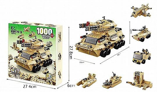 ערכת הרכבה טנק 1000 חלקים קונים רק באטרקציה מהיבואן לצרכן