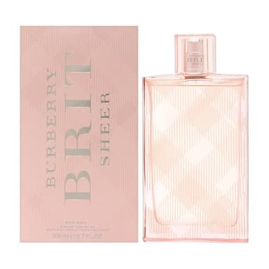 בושם לאשה ברברי שר בריט לאישה 200 מ"ל אדט Burberry Brit Sheer by Burberry for Women EDT 200ml