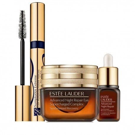 אסתי לאודר סט גל לעיניים מתקדם - ESTEE LAUDER ADVANCED NIGHT REPAIR EYE SERUM 15ML ADVANCED NIGHT REPAIR 7ML + SUMPTUOUS EXTREME M