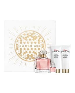 מארז לאשה גרלן מון גרלן אדפ מהודר לאישה בושם 100 מל+5 מל+קרם גוף 75 מל+גל רחצה 75 מל Guerlain Set MON GUERLAIN Eau de parfum