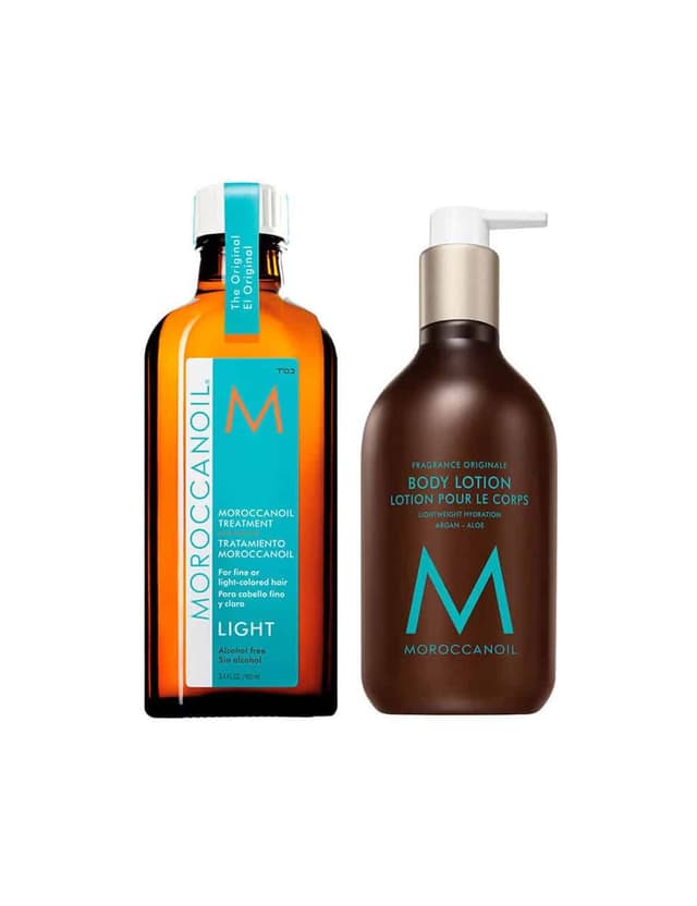 מרוקן אויל מארז דרים דואו שמן שיער לייט 100מ"ל + קרם גוף 360מ"ל MOROCCAN OIL DREAM DUO HAIR OIL100ML+BODY LOTION 360ML