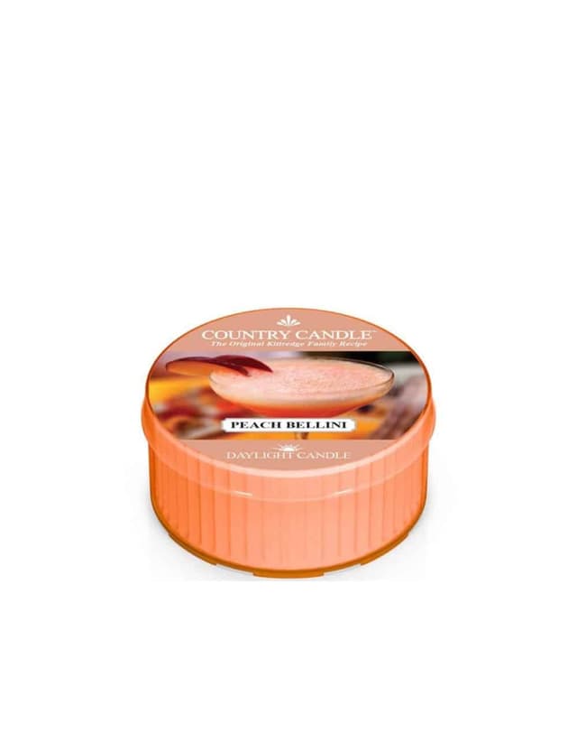 קרינגל קנדל נר ריחני פיץ בליני 35גרם - KRINGLE CANDLE PEACH BELLINI 35G
