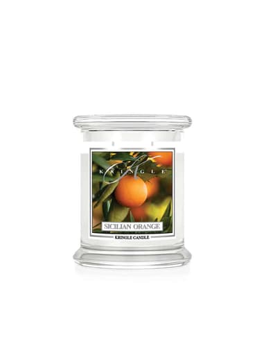 קרינגל קנדל נר ריחני סיציליאן אורנג 411גרם - KRINGLE CANDLE SICILIAN ORANGE 411G