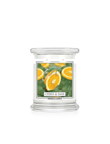 קרינגל קנדל נר ריחני ציטרוס סייג' 411גרם KRINGLE CANDLE CITRUS SAGE 411G