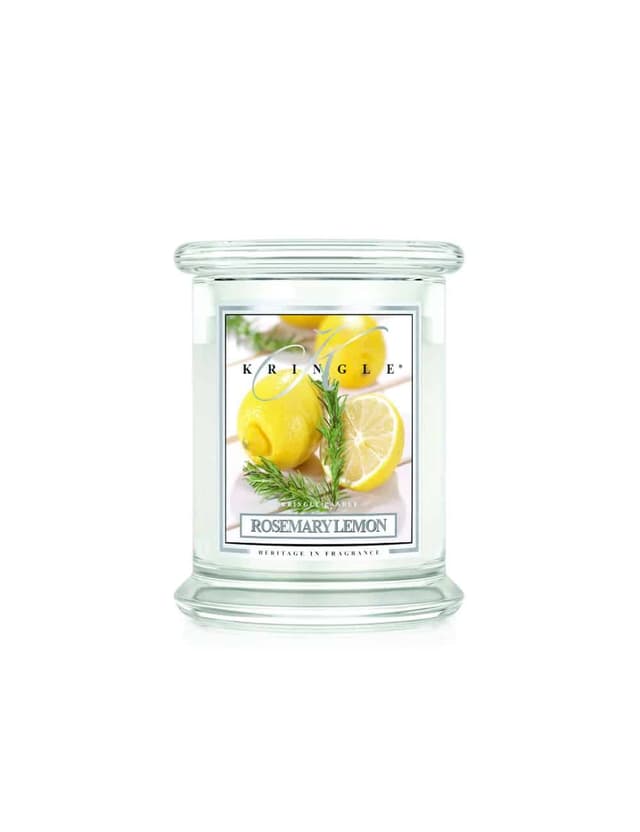 קרינגל קנדל נר ריחני רוזמארי למון 411גרם - KRINGLE CANDLE ROSEMARY LEMON 411G