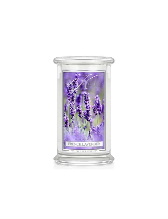 קרינגל קנדל נר ריחני פרנץ לבנדר 623גרם - KRINGLE CANDLE FRENCH LAVENDER 623G