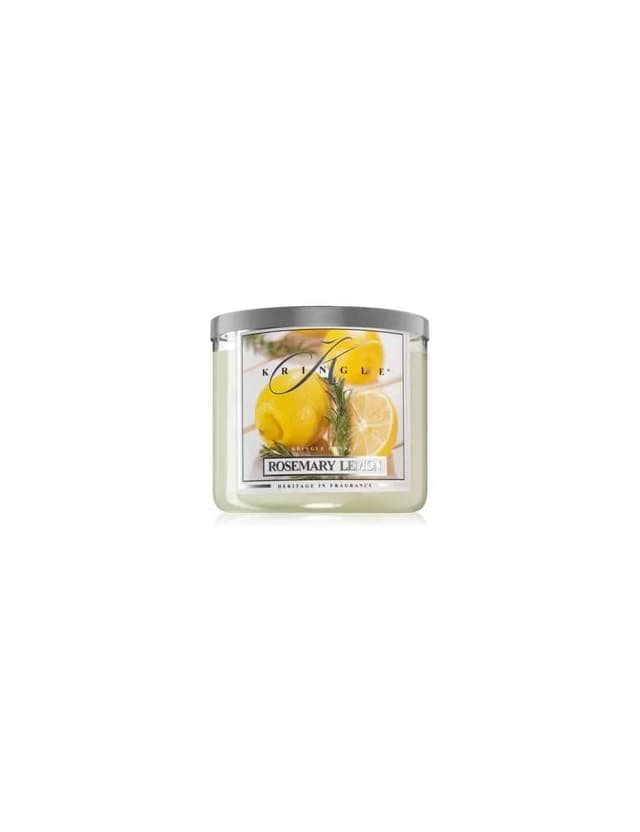 קרינגל קנדל נר ריחני רוזמארי למון 411גרם - KRINGLE CANDLE ROSEMARY LEMON 411G
