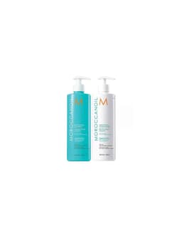 מרוקן אויל מארז שמפו ומרכך לשיער Moroccanoil Shampoo And Conditioner 500ml SMOOTH