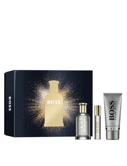 הוגו בוס בוטלד מארז בושם לגבר אדפ 100מל + 10 מל + גל רחצה 100מל HUGO BOSS BOTTLED SET EDP 100ML + 10ML + SHOWER GEL 100ML
