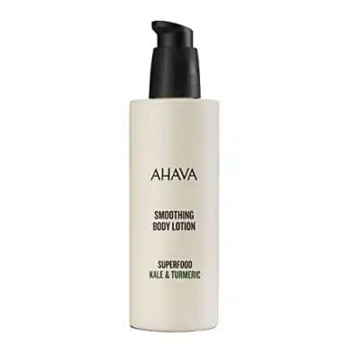 אהבה קרם גוף סופרפוד 250מ״ל - AHAVA Smoothing Body Lotion Kale Turmeric 250ml