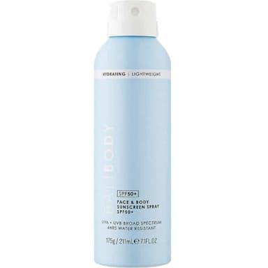 באלי בודי ספריי הגנה 50 לפנים ולגוף 175 גרם Bali Body Face And Body Sunscreen Spray SPF50 175 g