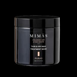 מסכה לשיער דק ויבש מסדרת 'פיוראס' מועשרת בחומצה היאלורונית וקרטין טהור 500 מ"ל - מימאס