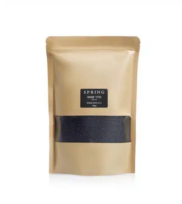 ספרינג פניני שעווה בריח בלגיאן לינן בצבע שחור 500 גרם + 15 פתילים