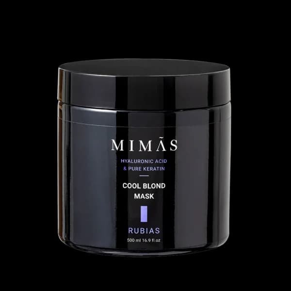 מסכת סילבר לשיער בלונדיני מסדרת 'רוביאס' - לקבלת גוון בלונד מט אפרפר 500 מ"ל - מימאס