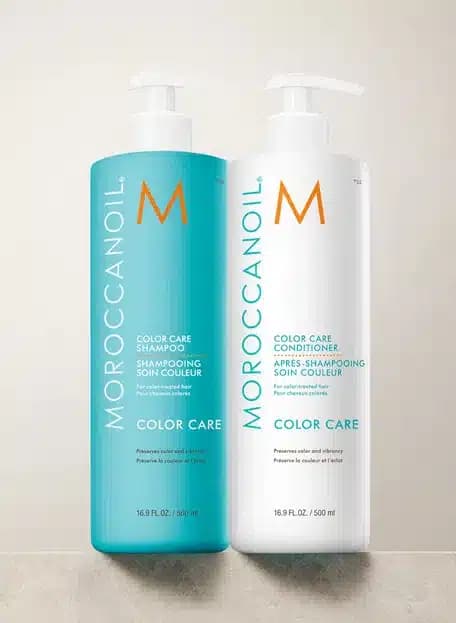 מארז שמפו 500 מ"ל ומרכך 500 מ"ל לשיער צבוע מסדרת 'קולור קייר' - מרוקן אויל