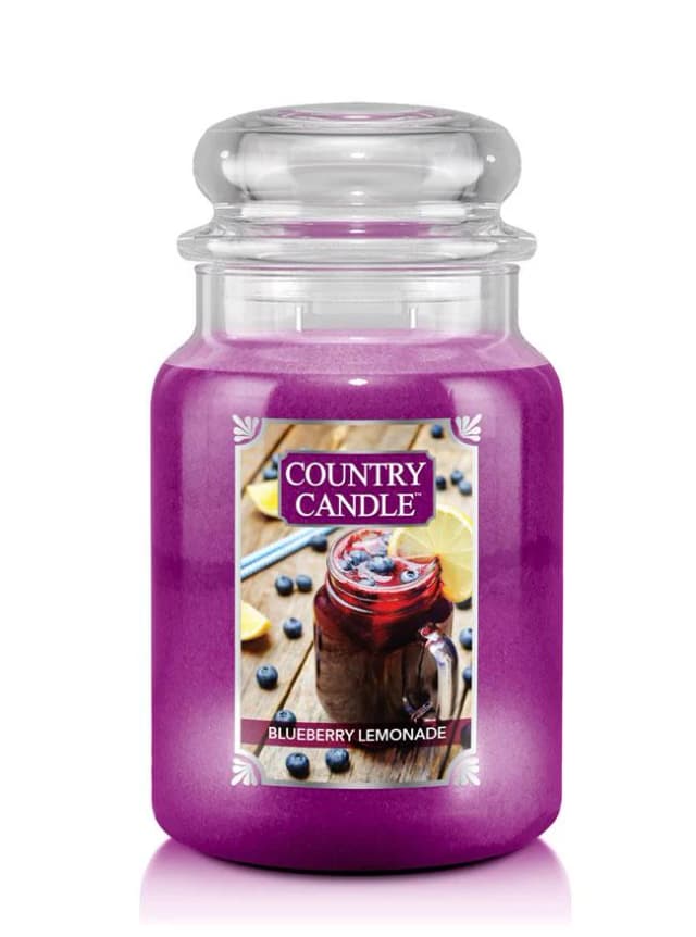קאנטרי קנדל נר ריחני בלוברי למונייד 680גרם COUNTRY CANDLE BLUEBERRY LEMONADE 680G